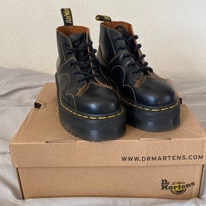 Dr. Martens Church Quad Platform Monkey Boots